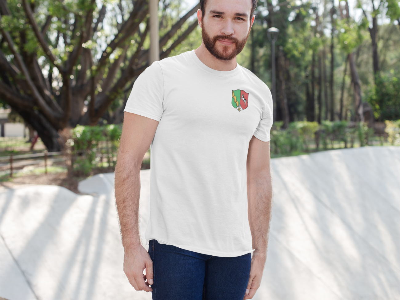 Sauerland Wappen Farbe  - Herren Shirt